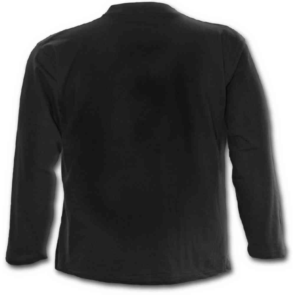 Spiral - URBAN FASHION Longsleeve top - Black